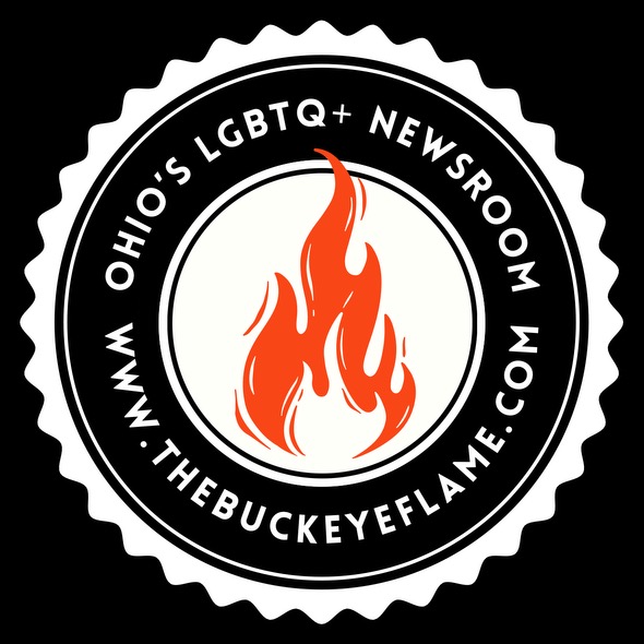 The Buckeye Flame logo
